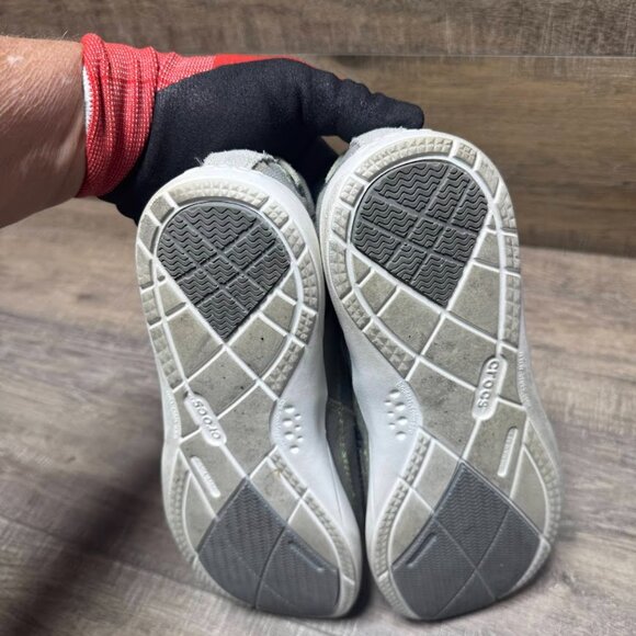 Crocs Walu Beige Textile Casual Loafer Men's Size 10 - Picture 4 of 7